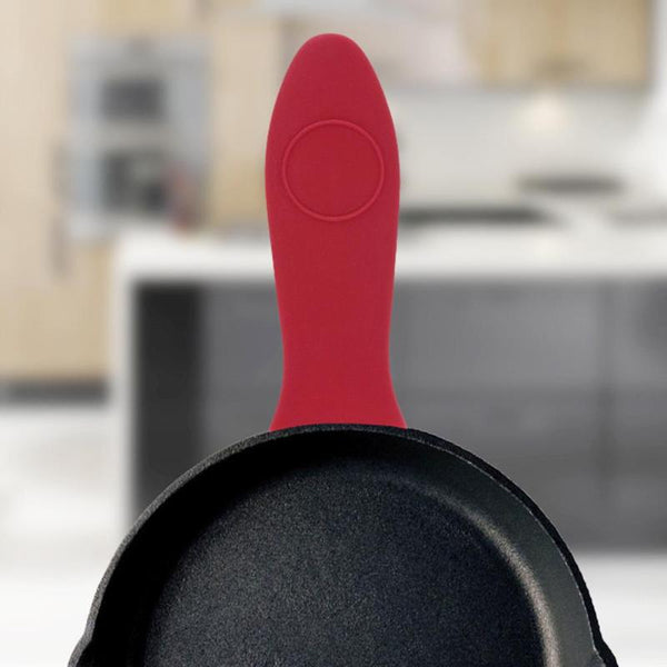 Non Slip Silicone Panhandle Pot Cover Mitts Kitchen Cooking Tools
